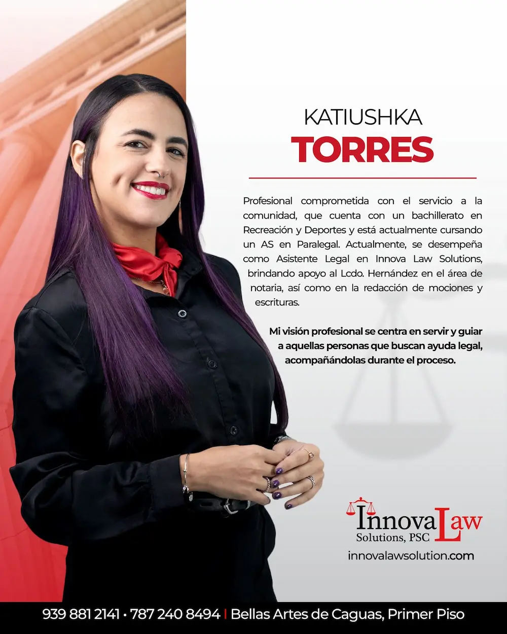 Katiuska T. · Asistente Legal