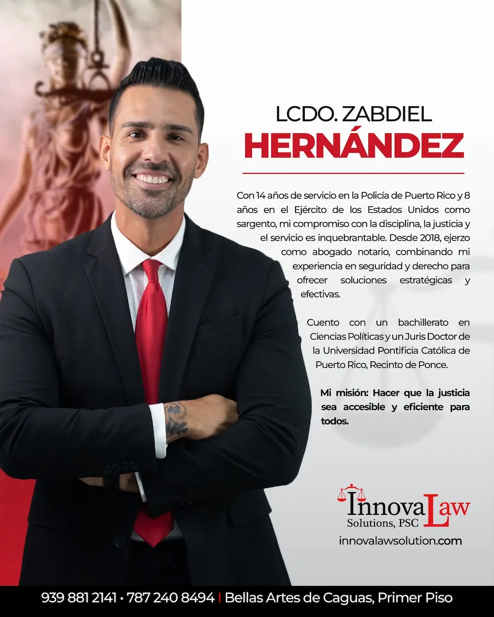 Lcdo. Zabdiel Hernández Nieves · Socio Director